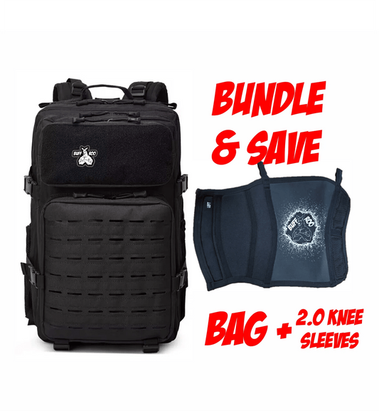 Buff Roo Knee Sleeves + 48L Gym Backpack Bundle – Save on Training Essentials - Buff Roo Fitness