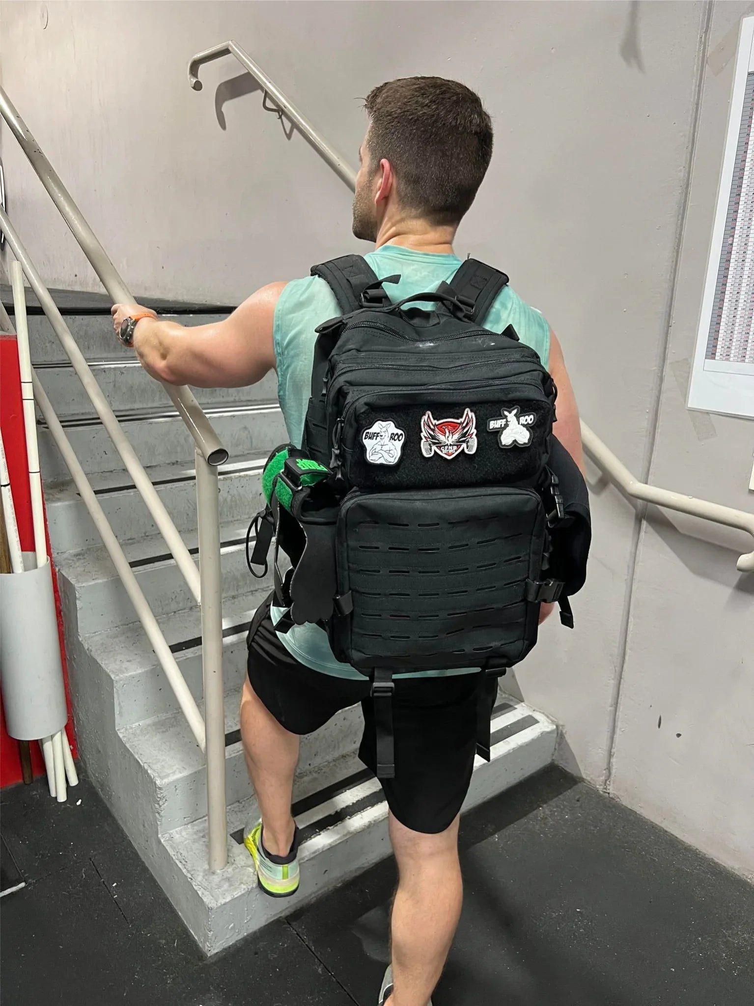 Buff Roo Max Rep 48L Gym Backpack – Heavy Duty Training & CrossFit Bag - Buff Roo Fitness
