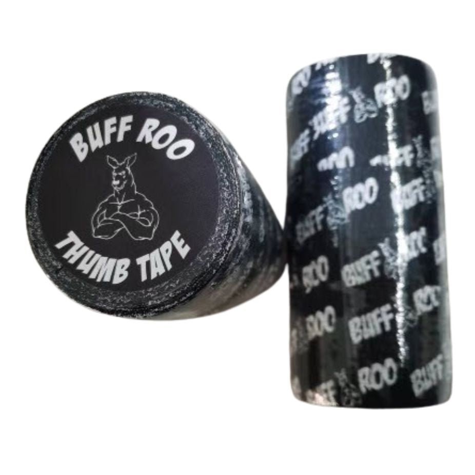Buff Roo Thumb Tape – 7m Hook Grip Tape for Weightlifting & CrossFit - Buff Roo Fitness